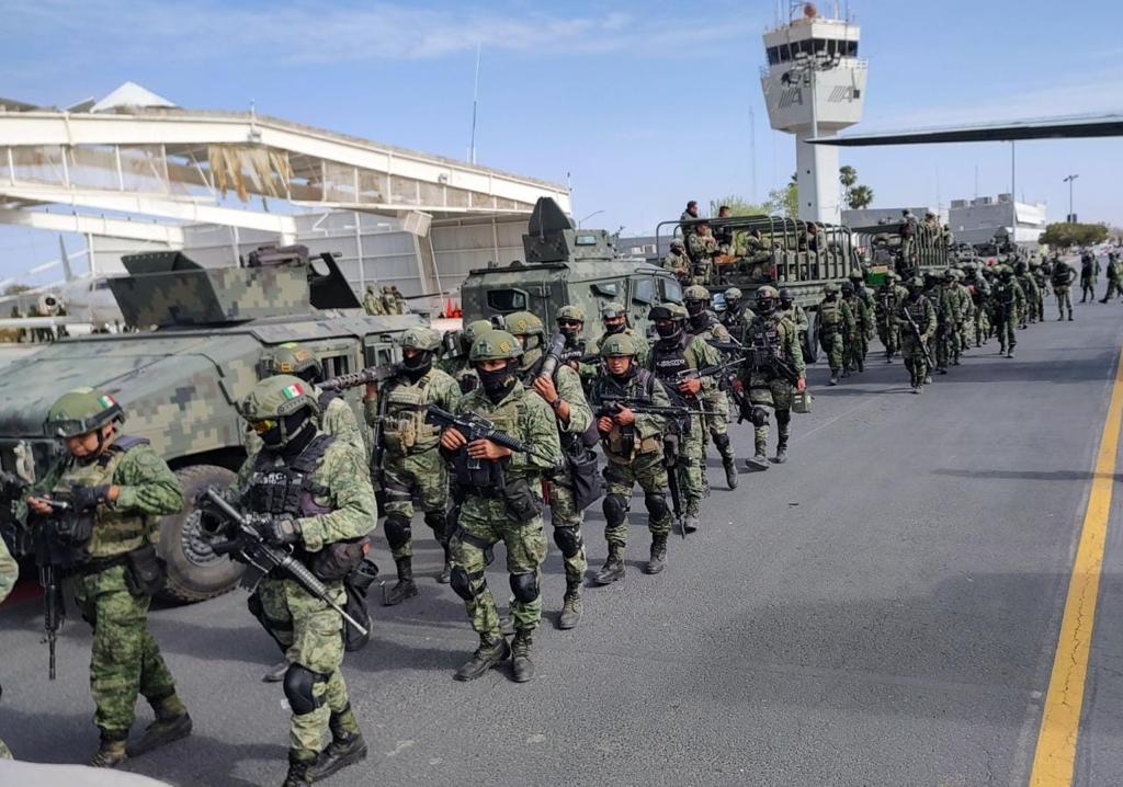 250 elementos de las “Unidades de Fuerzas Especiales” arribaron a Nuevo Laredo, Tamaulipas *FOTOS & VIDEO SEDENA