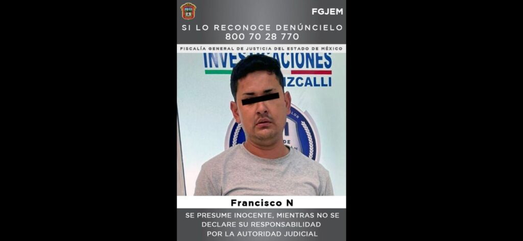 FGJEM detuvo a Francisco “N” por el delito de “feminicidio en grado de tentativa" *FOTO FGJEM