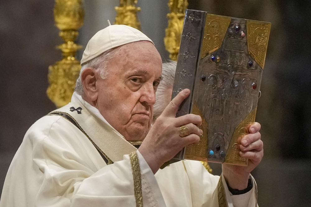 Papa visita prisión italiana para ritual de lavado de pies en Semana Santa Foto: AP