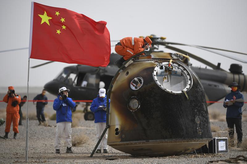 China enviará su próxima tripulación al espacio en junio Foto: AP