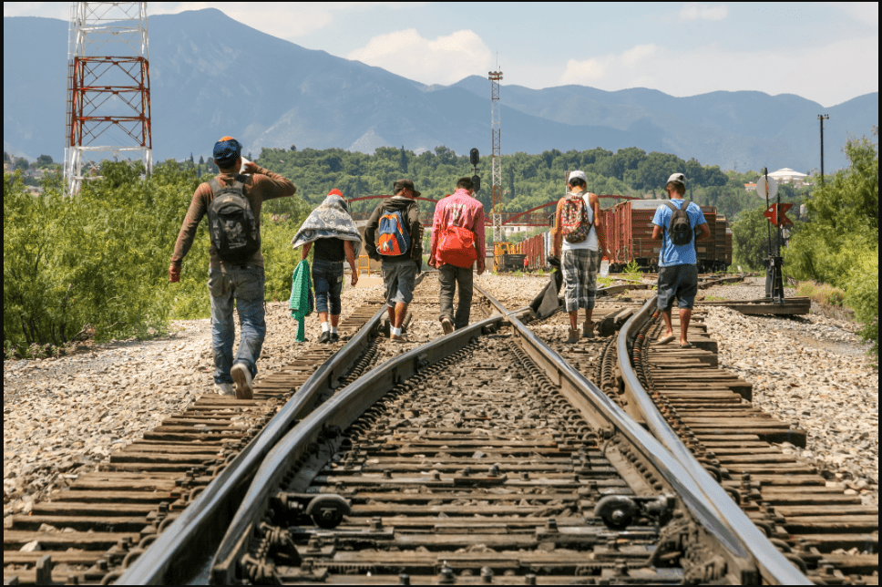 Migrantes marchan por el sur de México Foto: Internet
