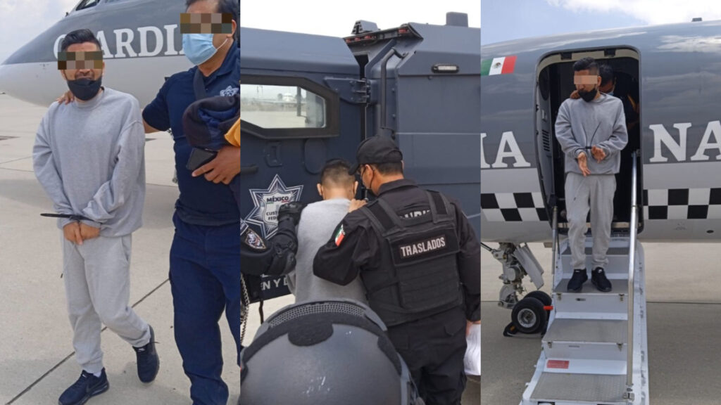 SEDENA y GN montan operativo para trasladar a “El 300”, de Chihuahua al penal “El Altiplano”