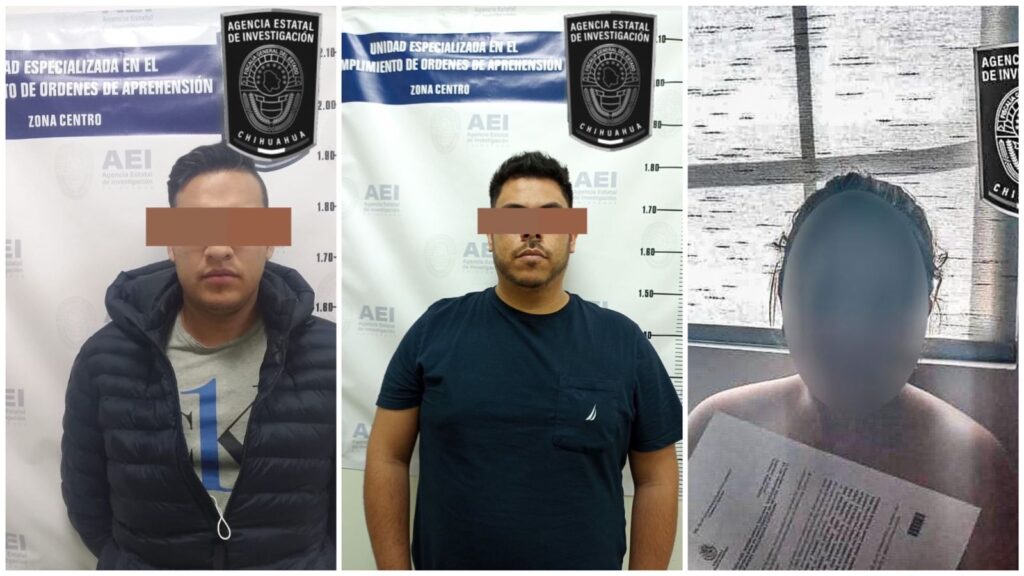 FGJ-Chihuahua captura a 3 acusados de defraudar a casi cuatro mil personas