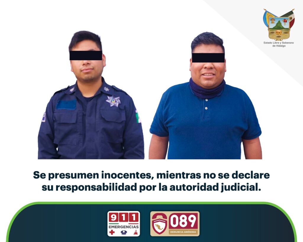 SSP-Hidalgo detuvo a dos individuos a bordo de una "patrulla hechiza" *FOTOS SSP-Hidalgo*