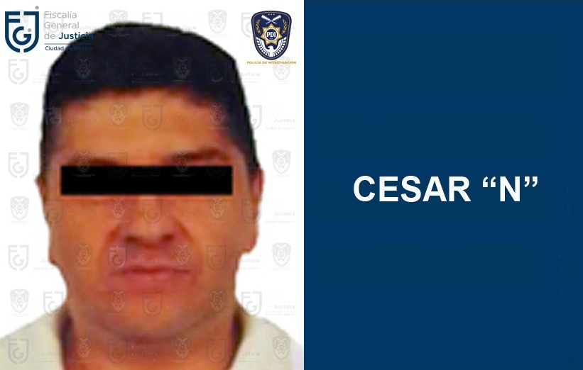 FGJ-CDMX obtiene sentencia condenatoria contra César David “N” por participar en el delito de secuestro Foto: FGJCDMX