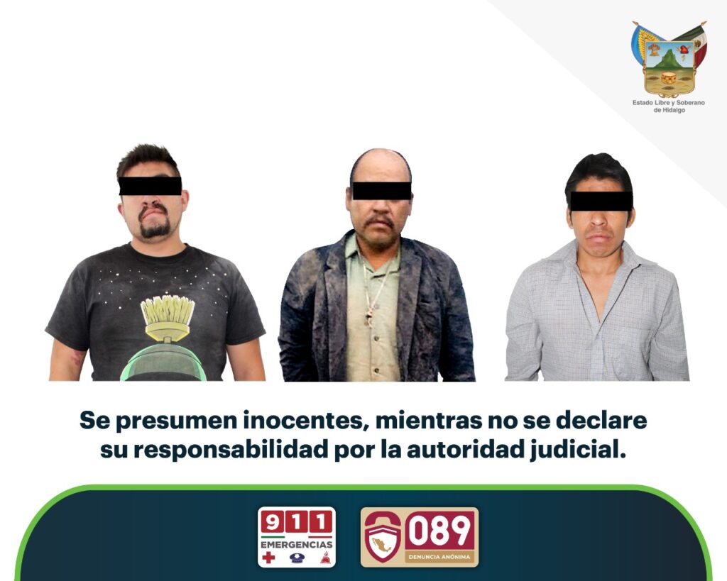 SSP-Hidalgo aseguró a grupo delictivo especializado en el robo de neumáticos *FOTOS & VIDEO SSP-HIDALGO
