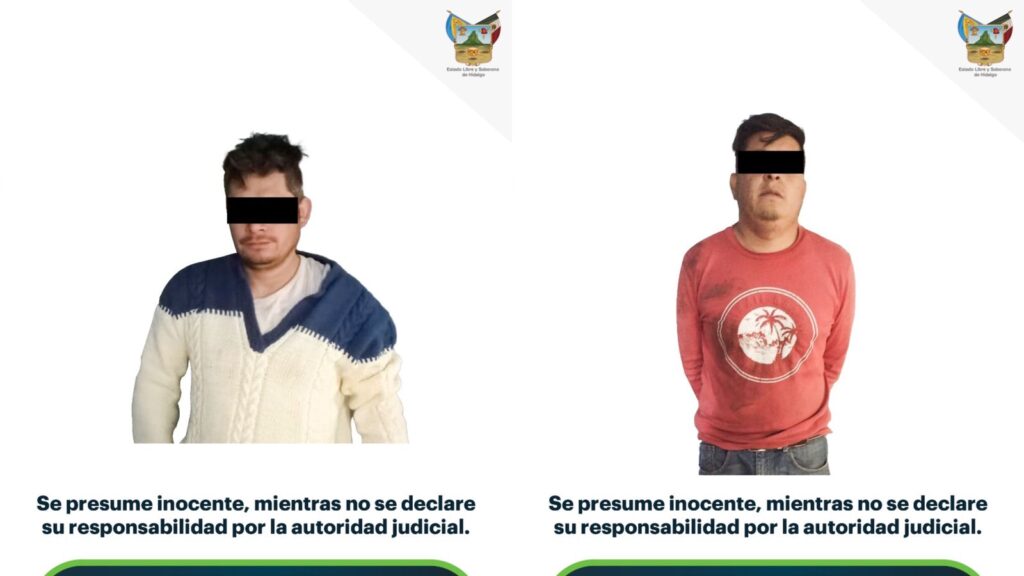 SSP-Hidalgo detuvo a dos individuos por 'violencia contra mujeres' *FOTOS SSP-HIDALGO