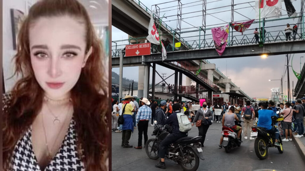 Estudiantes del TESCO bloquearon la vía López Portillo para exigir a la autoridades la búsqueda de Carla Casasola desaparecida afuera del plantel