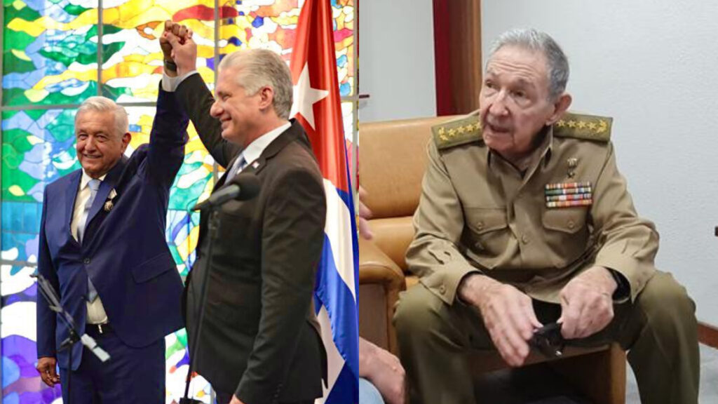 AMLO se reunió con Raúl Castro