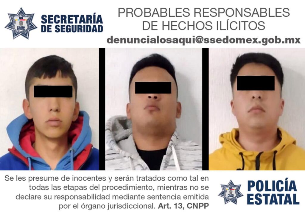 SSE recupera mercancía robada en Hidalgo y detiene en Chimalhuacán a 4 sujetos posiblemente implicados *FOTOS SSE
