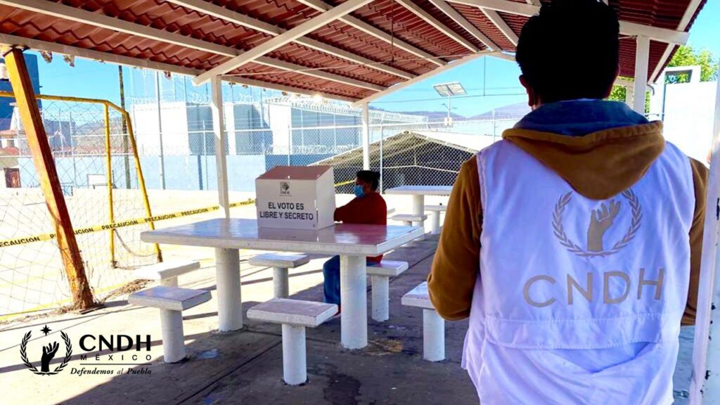 CNDH participó en la jornada electoral anticipada, en diversos Centros Penitenciarios de Hidalgo *FOTOS CNDH