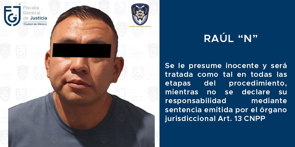 FGJCDMX formula imputación contra Raúl “N”, alias “Mi Jefe”, de los principales líderes de "La Unión Tepito"