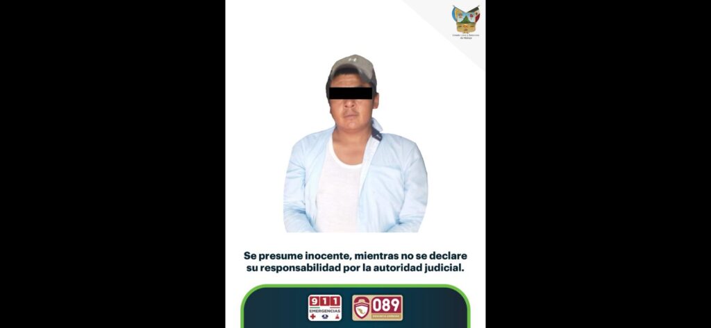 SSP-Hidalgo capturó a un individuo con orden de aprehensión *FOTO SSP-HIDALGO