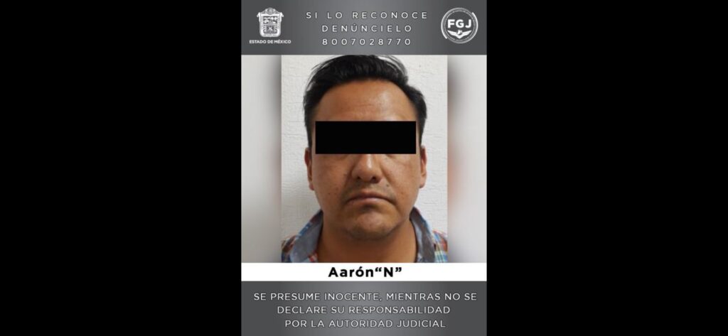 FGJEM: Agentes estatales detuvieron a Aarón “N”, investigado por el delito de secuestro exprés Foto: FGJEM
