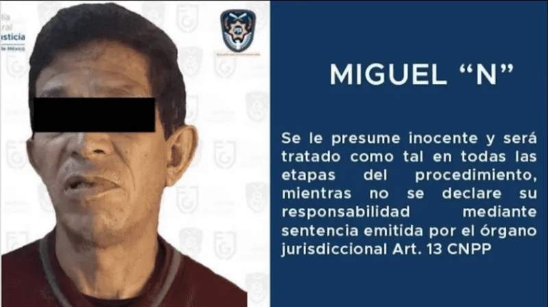 FGJ-CDMX logra más de 44 años de prisión en contra de Miguel “N”, conocido como el violador serial de Periférico