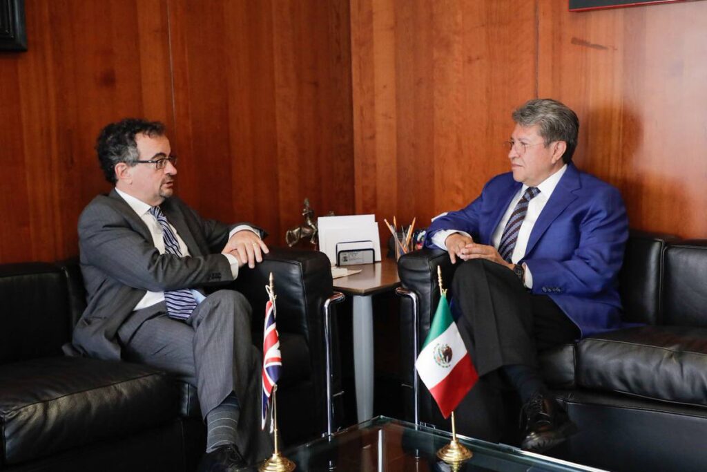 México y el Reino Unido analizarán alcances para lograr un nuevo tratado comercial: Ricardo Monreal Foto: @RicardoMonrealA