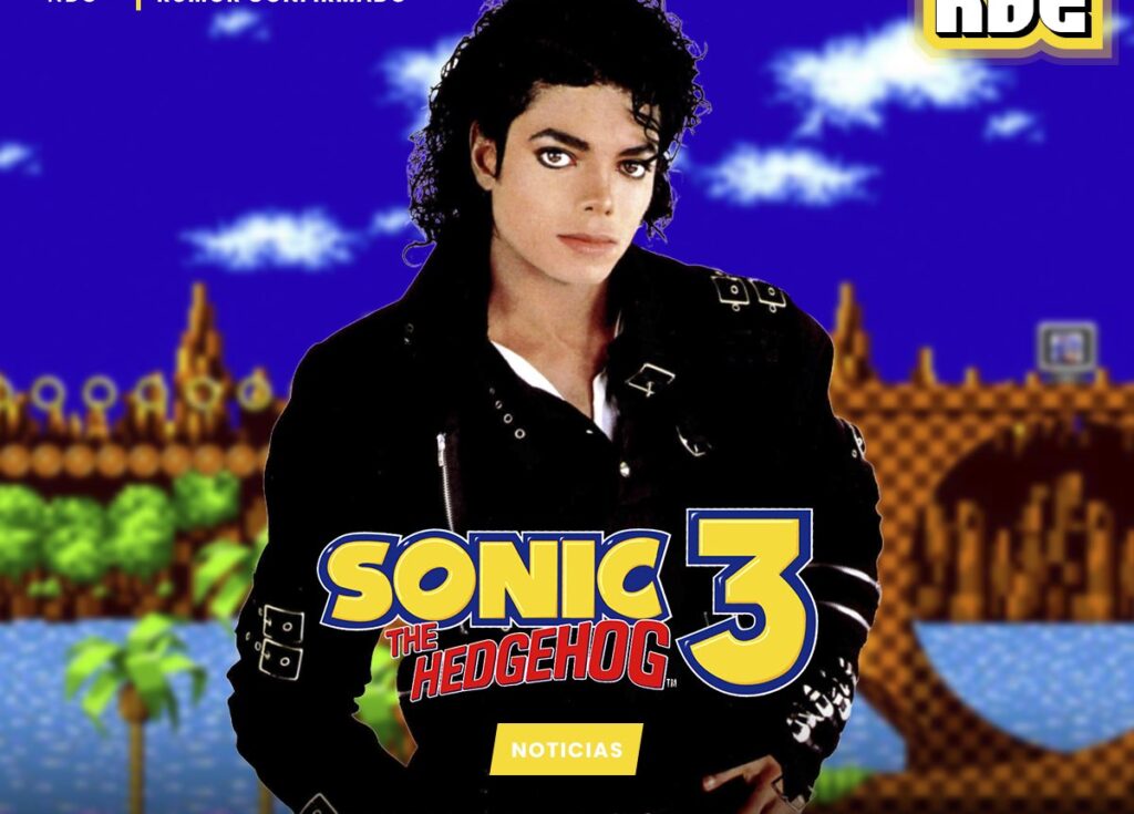 Se confirma leyenda, Michael Jackson hizo música de Sonic the Hedgehog 3