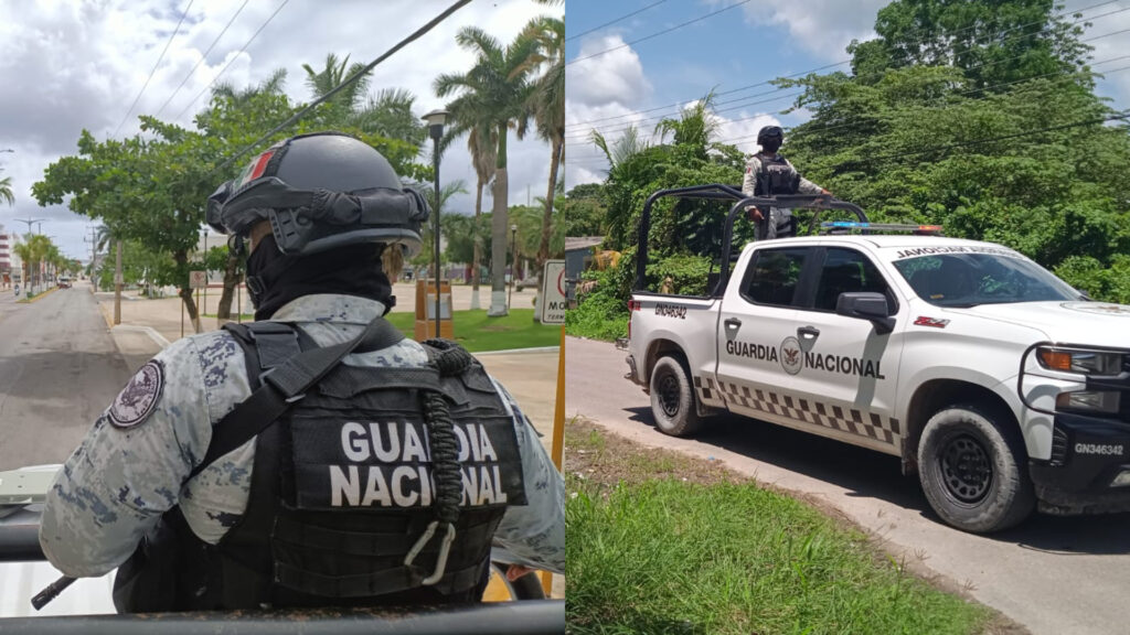 Guardia Nacional realiza patrullajes para garantizar jornada electoral segura