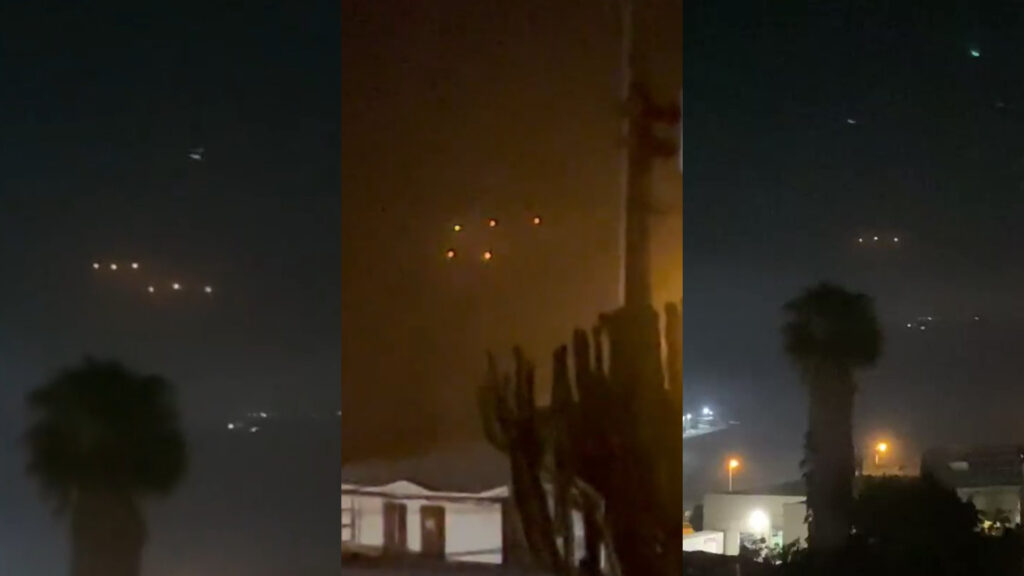 Luces vistas desde México y EUA aseguran podrían ser un OVNI (Video)