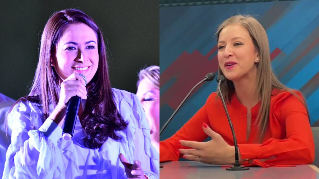 La candidata de MC, Anayeli Muñoz reconoce el triunfo de Tere Jiménez y declara que su partido es tercera fuerza política en la entidad