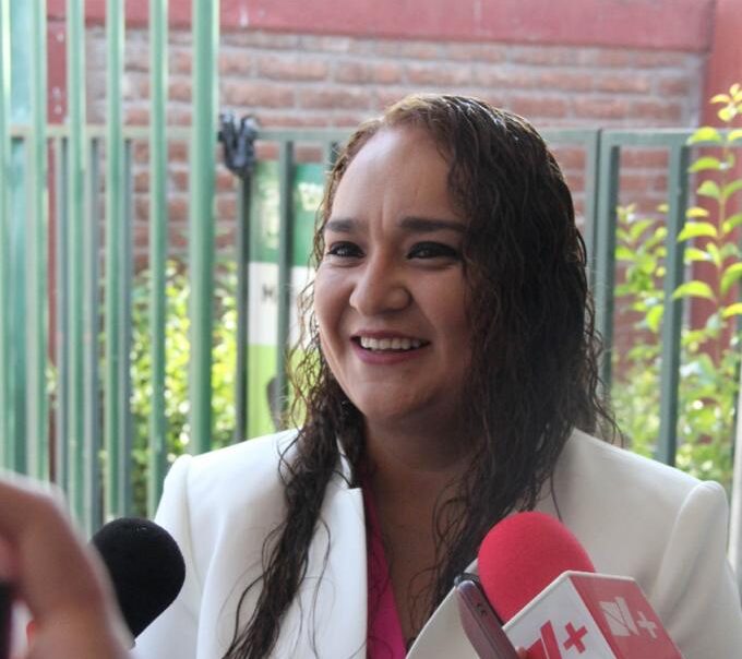 Candidata a la gubernatura de Aguascalientes Nat Rodríguez reconoce que tendencias no le favorecen