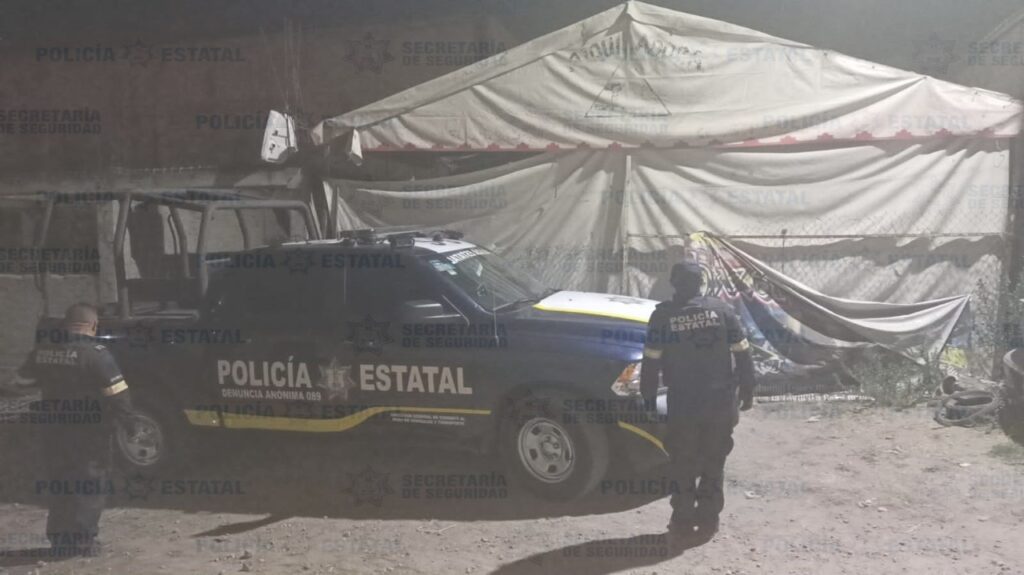 SSE resguardó predio donde se almacenaba mercancía robada en Los Reyes la Paz, Edomex *FOTOS SSE