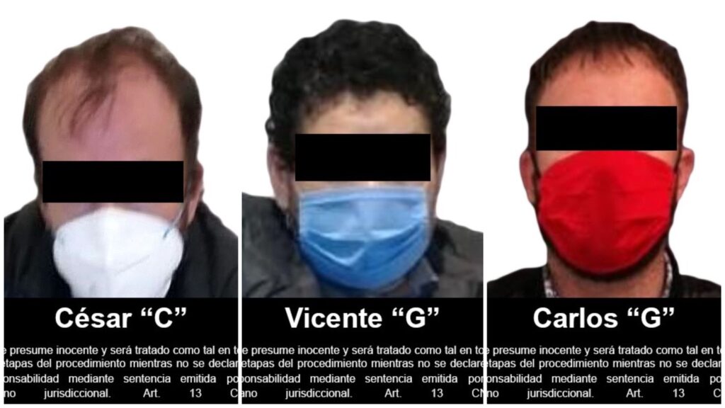 FGR obtiene sentencias condenatorias en procedimiento abreviado en contra del sobrino de Caro Quintero y 2 integrantes del CJNG Fotos: FGR