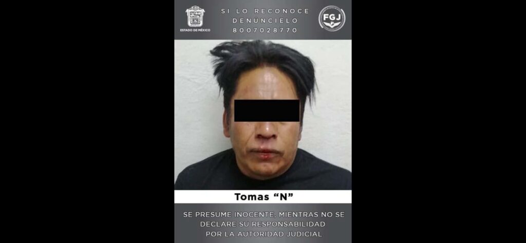 FGJEM: Tomás “N” alias “El Diablo” fue vinculado a proceso por el homicidio de un agente de la PDI Foto: FGJEM