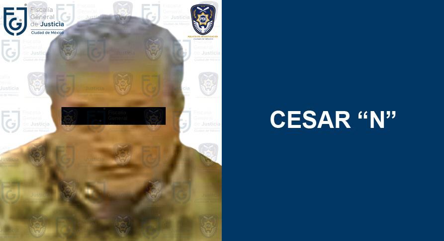 Juez sentenció a más de 26 años de prisión a César “N” por el delito de violación en agravio de una menor de edad *FOTOS FGJ-CDM