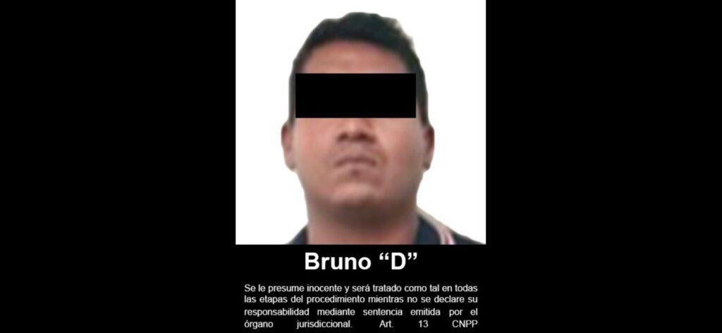 FGR logró vinculación a proceso a Bruno 'N' por el delito de secuestro Foto: FGR