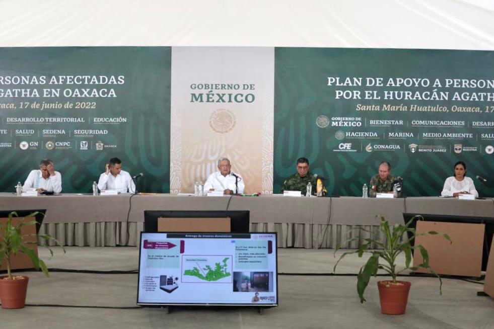 Lunes inicia entrega de apoyos en Oaxaca: AMLO Foto: Presidencia