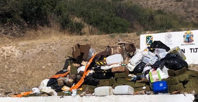 FGR incineró más de 4 toneladas de narcóticos en Tijuana, Baja California Fotos: FGR