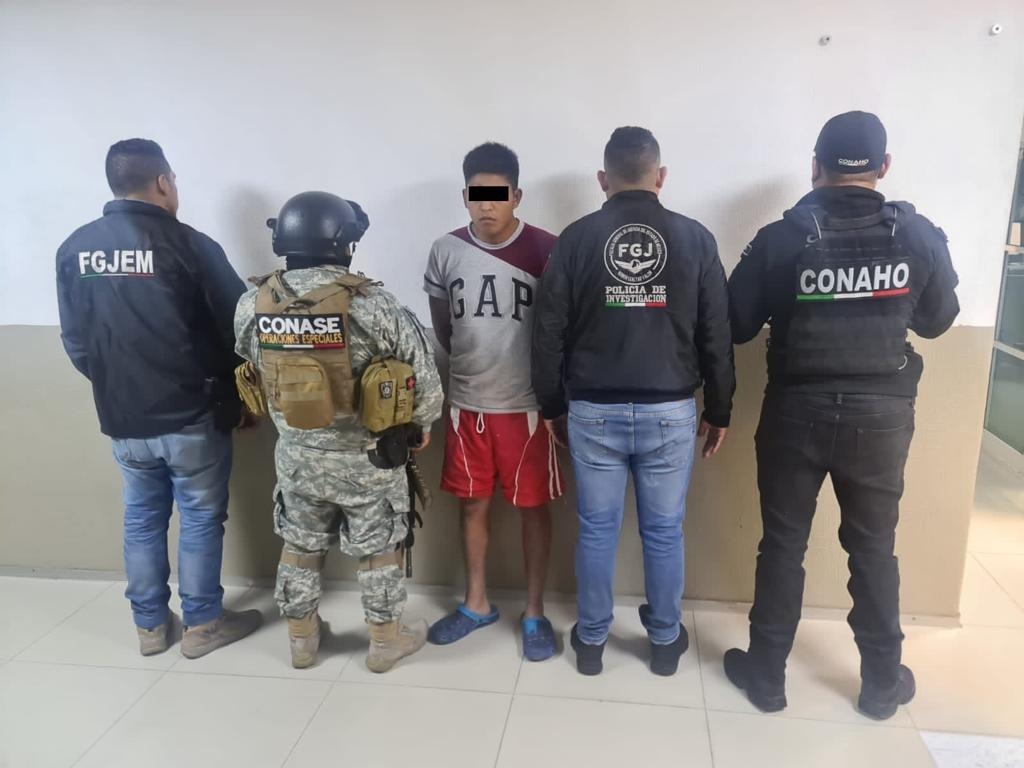 CONASE detuvo en Chimalhuacán a "El Charly" acusado de homicidio y generador de violencia en Edomex: SSPC