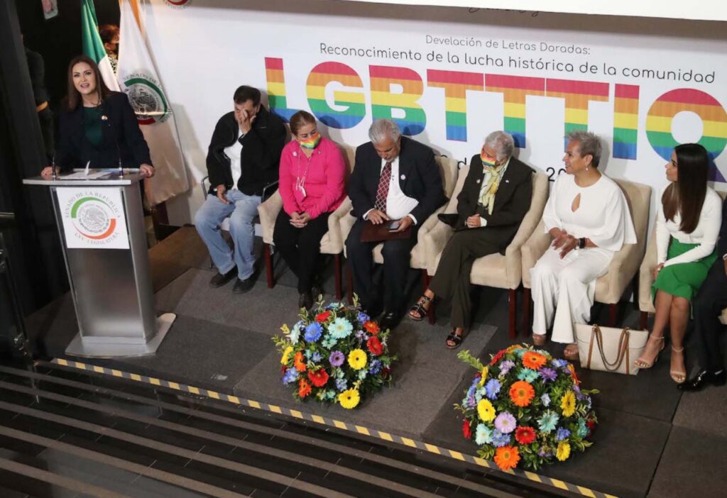 Pide Olga Sánchez Cordero a la comunidad LGBTTTIQ+ a no bajar la guardia en la lucha por sus derechos Foto: Internet