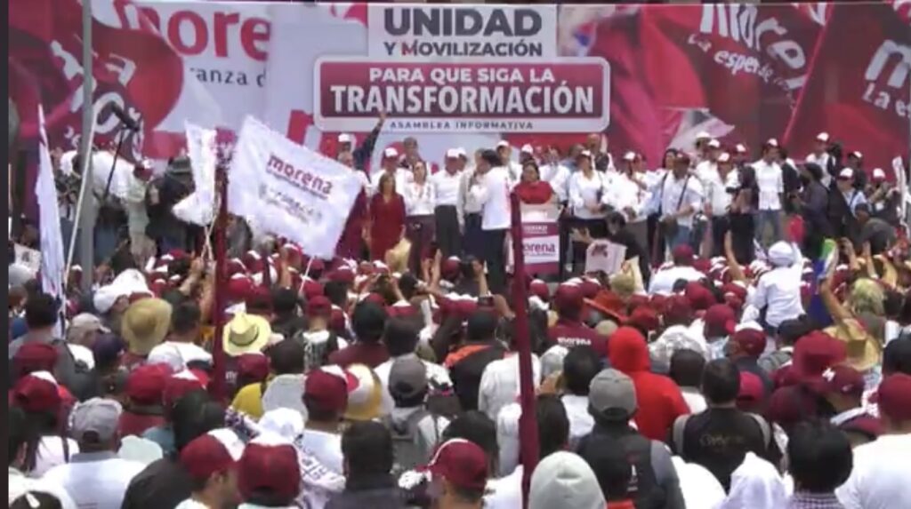 Rechaza Morena acto anticipado de campaña; oposición critica evento