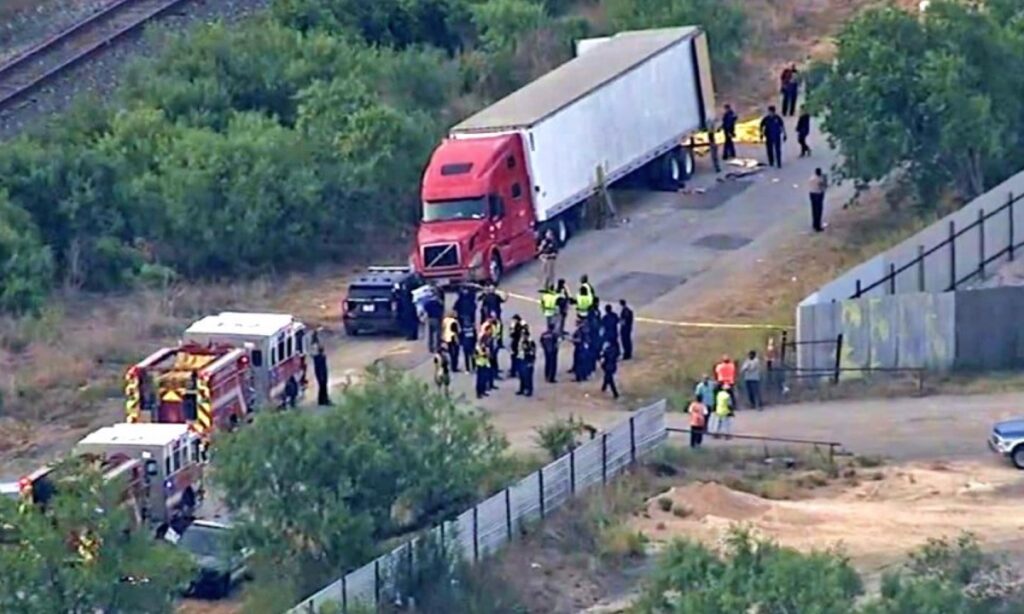CNDH llama a autoridades consulares de México en Texas, a brindar ayuda a víctimas y familiares de migrantes fallecidos Foto: Internet