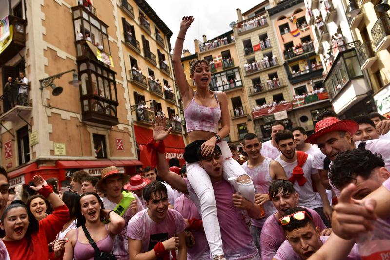 El famoso festival de San Fermín regresa tras dos años Foto: AP