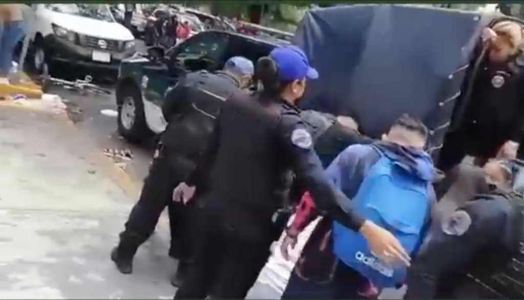 SSC-CDMX incia investigación tras riña entre policías y civiles en la col. Casco de Santo Tomás Foto: Especial