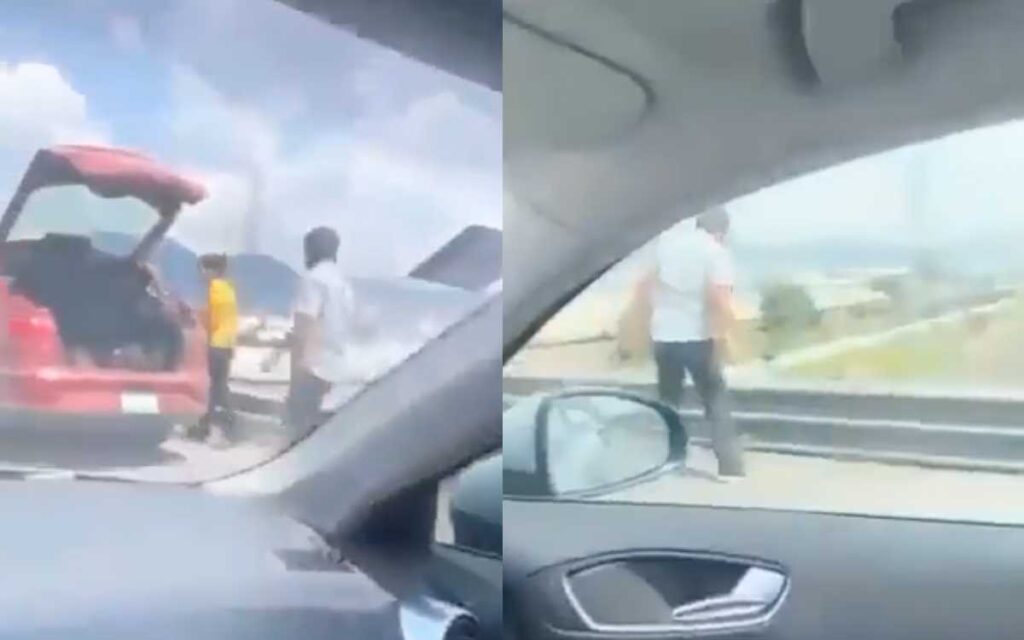 Arrojan a hombre desde puente tras aparente discusión de tránsito en Cuautitlán Izcalli, Fiscalía investiga (Video)