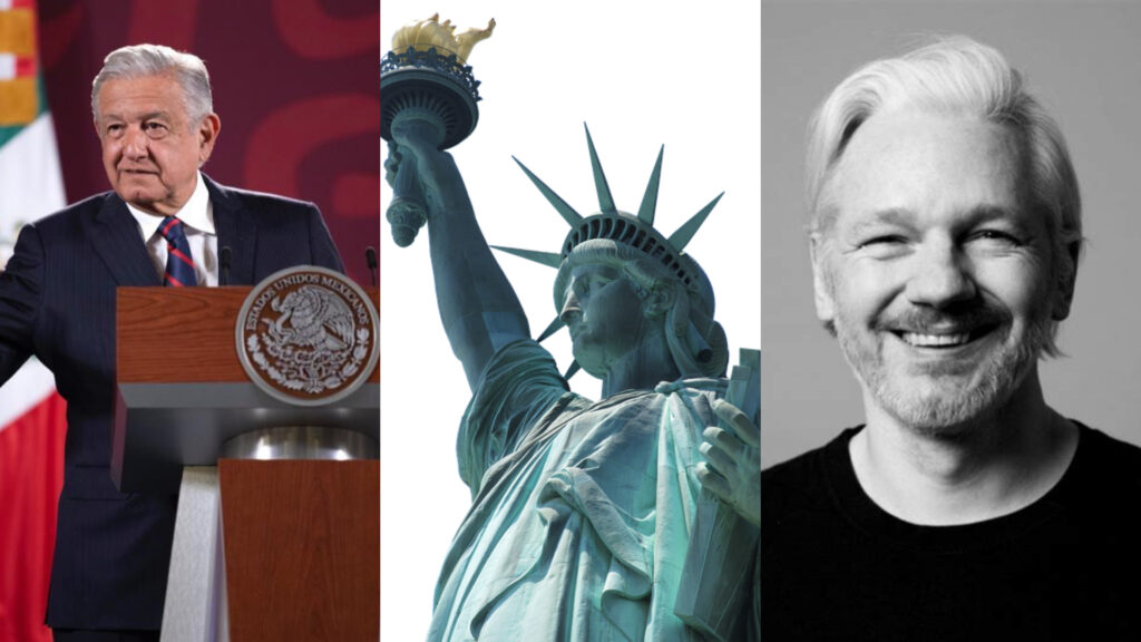 Si condenan a Assange en EUA deben quitar la estatua de la libertad