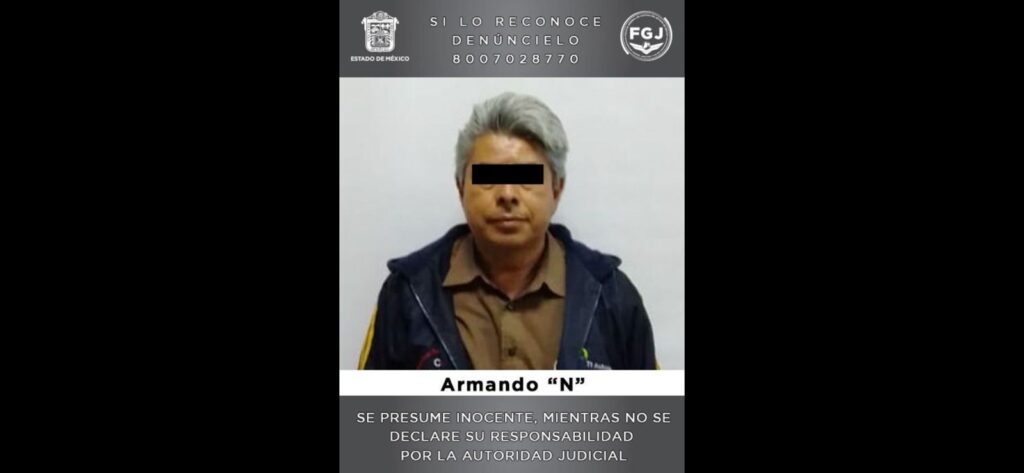 FGJEM confirma que Armando "N", presunto abusador sexual fue vinculado a proceso *FOTO FGJ-EM / VIDEO ESOECIAL