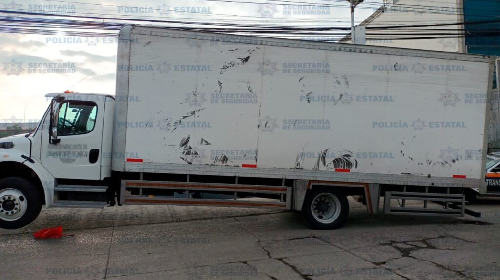 SSE recuperó tracto camión con mercancía valuada en aproximadamente 11 mdp en Tepoztlán, Edomex *FOTOS SSE