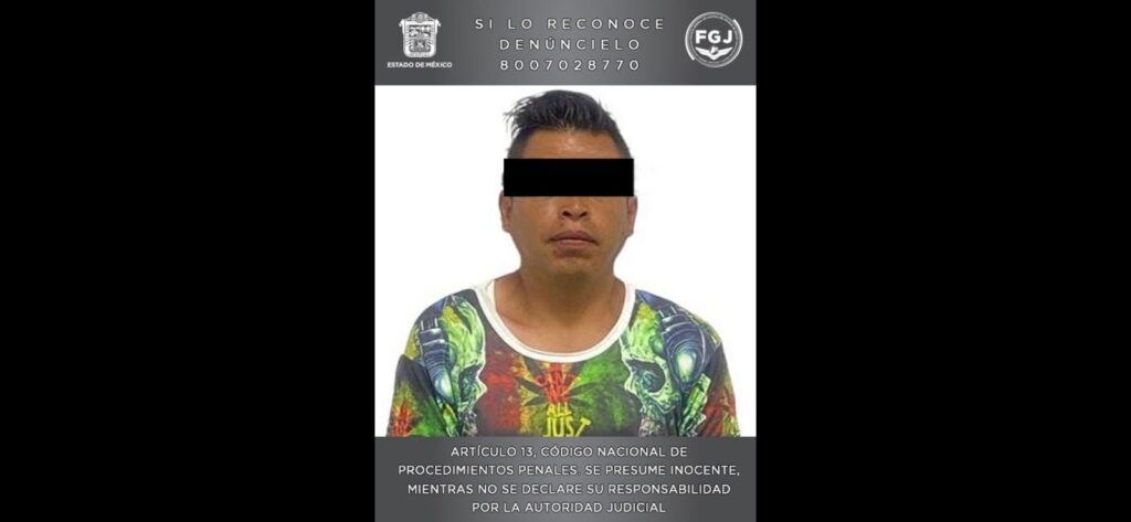 FGJEM: Luis Miguel “N” fue vinculado a proceso, por el delito de feminicidio Foto: FGJEM