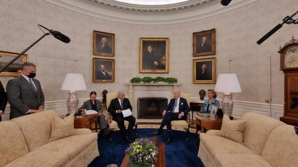 AMLO le propuso a Joe Biden “ordenar el flujo migratorio" Foto: Internet