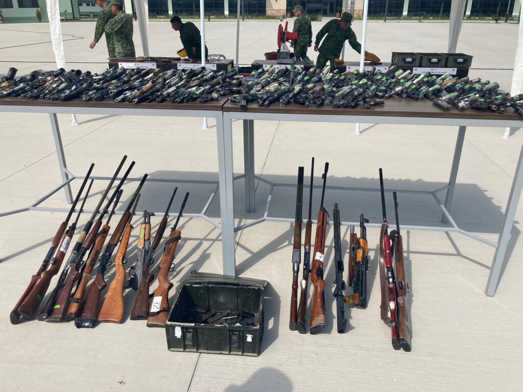 SEDENA destruyó 261 armas de fuego y mil 676 cartuchos útiles *FOTOS & VIDEO @Guiesga