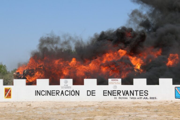 FGR y SEDENA incineraron más de 13 toneladas de narcóticos en Reynosa, Tamaulipas *FOTOS & VIDEO FGR / SEDENA*