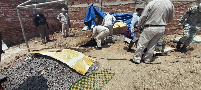 GN desmanteló en Guanajuato un centro clandestino de almacenamiento ilegal de hidrocarburo