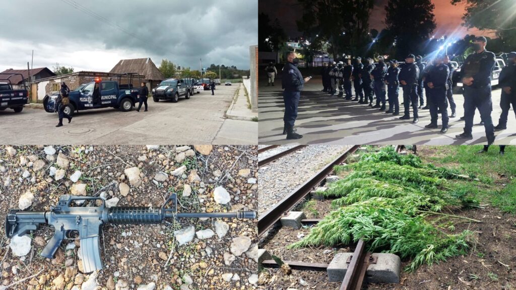SSP-Hidalgo detiene a 3 personas y asegura vehículos, narcóticos y un arma larga *FOTOS SSP-HIDALGO