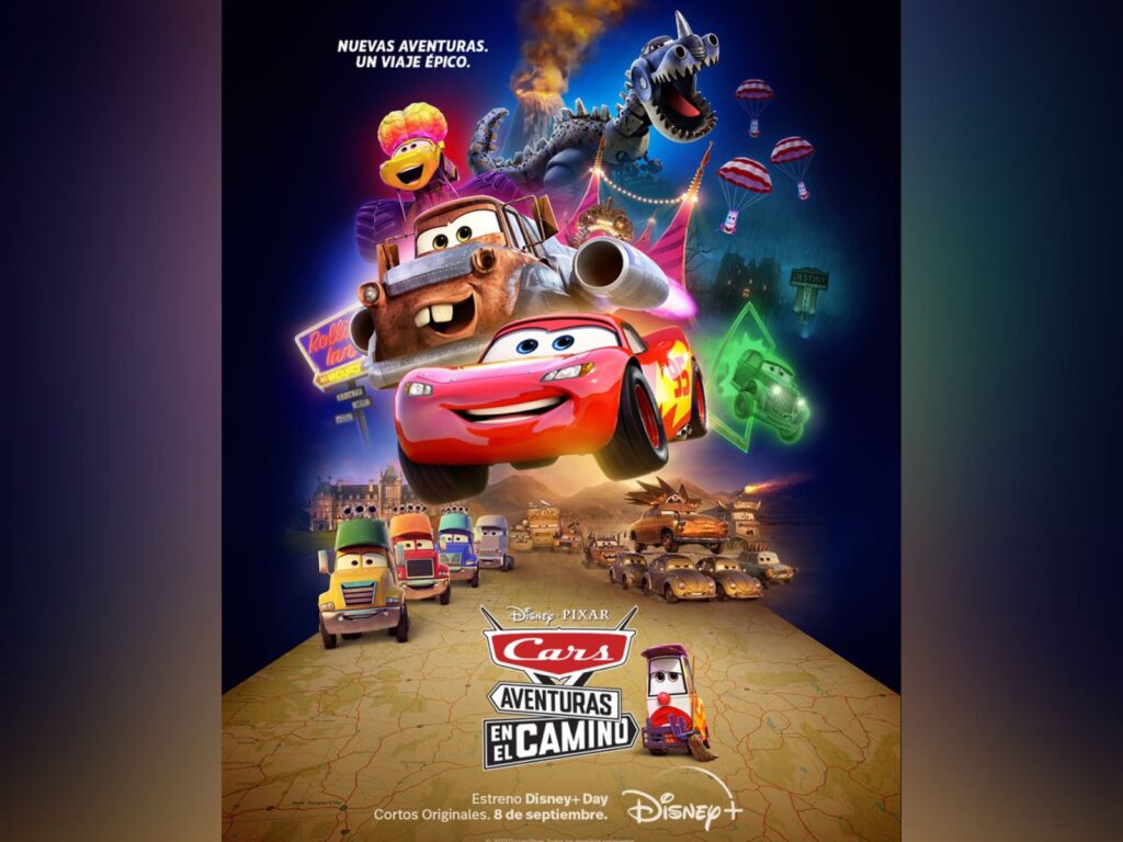 La serie original de Disney y Pixar Cars: Aventuras en el camino estrena en el contexto del Disney+ Day Foto: Disney