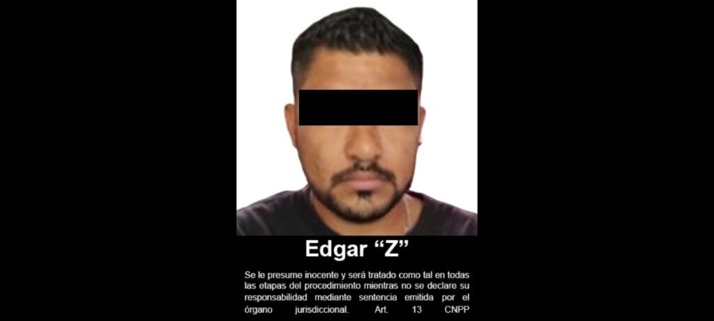 FGR: Edgar “Z” alias “El Negro” fue vinculado a proceso por diversos delitos Foto: FGR